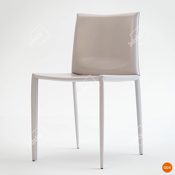 Linda Bontempi: Sleek & Stylish Chair 3D model image 2