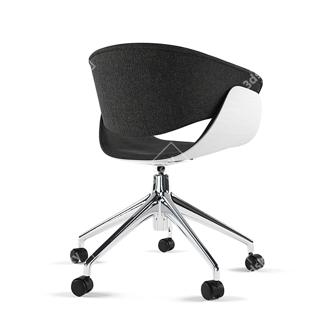 Elegant Compact Chair for Conference & Relaxation 3D model image 2