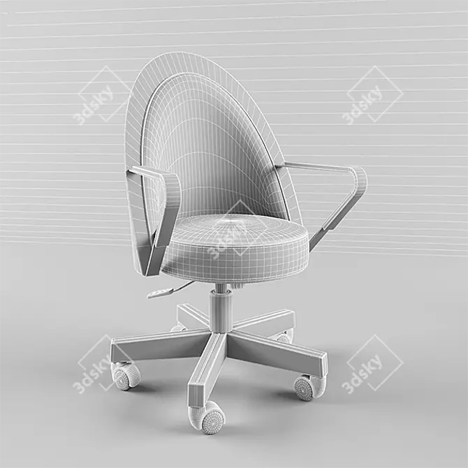 Luxury Armchair: Giorgio Collection 3D model image 3