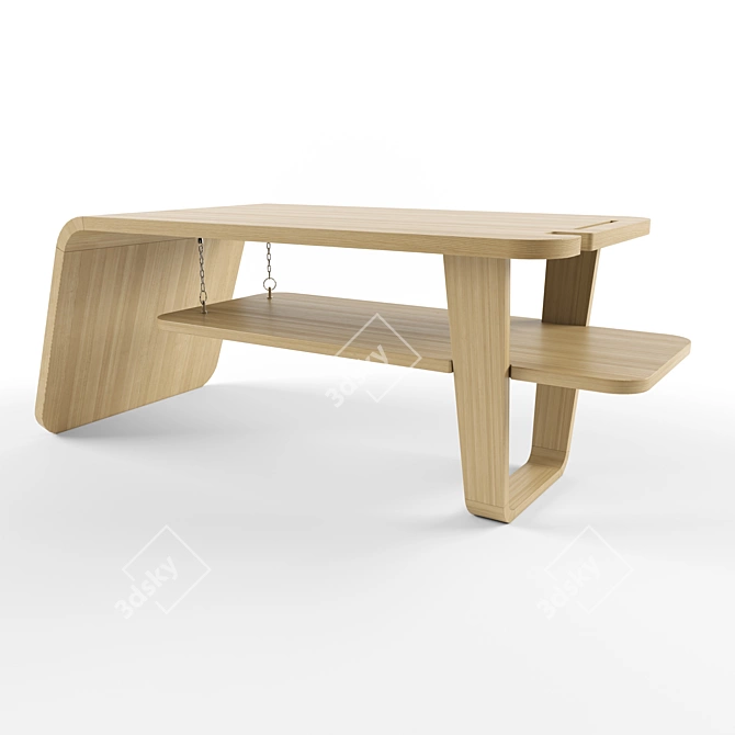 Archived Textured Coffee Table 3D model image 2