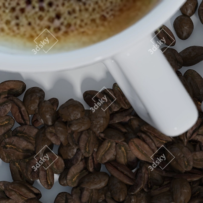 Morning Coffee Duo Set 3D model image 2