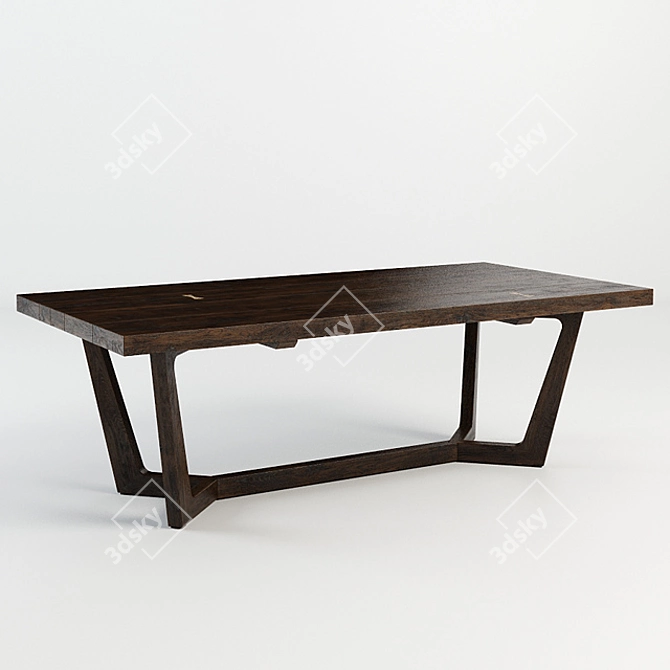 Elegant Jada Coffee Table 521.026-SE 3D model image 1