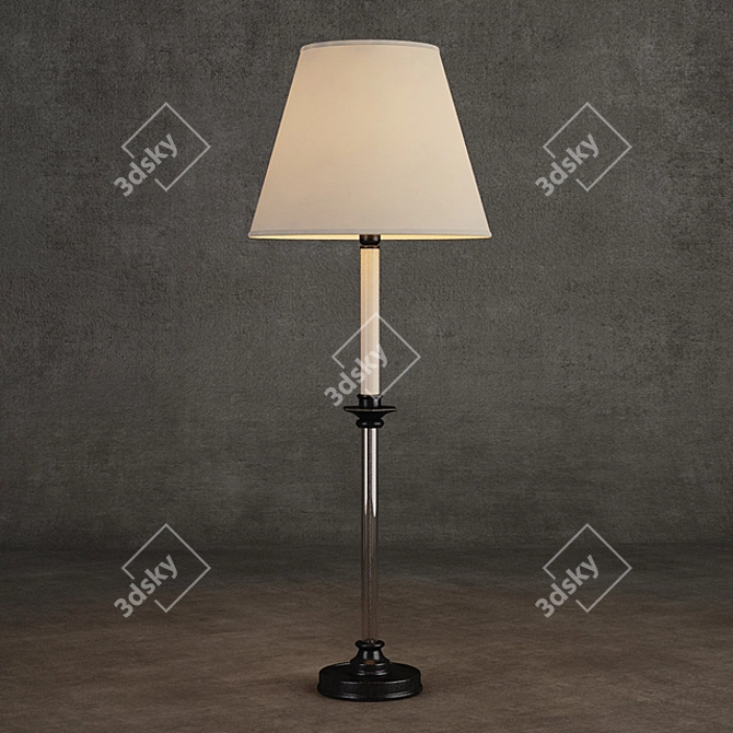 Elegant Frustum Table Lamp 3D model image 1