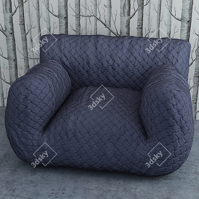 Modern Designer Chair: Nuvola 9 3D model image 1