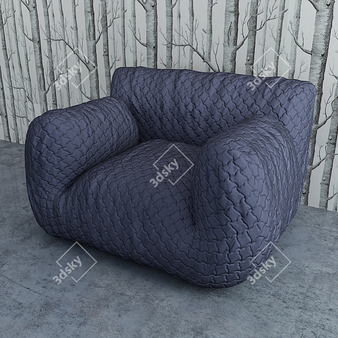 Modern Designer Chair: Nuvola 9 3D model image 2