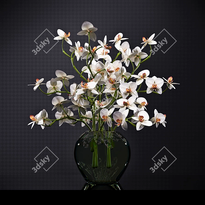 Elegant Blooming Beauty 3D model image 1