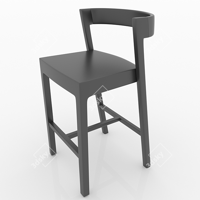 Italian Design Bedont Drive Chair 3D model image 1