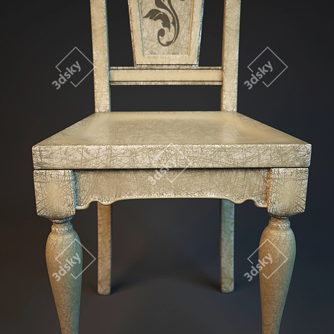 Scratched Chair - Hooker 3D model image 2