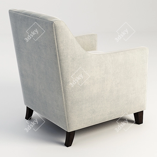 Debora Armchair - Modern Elegance for Your Home 3D model image 3