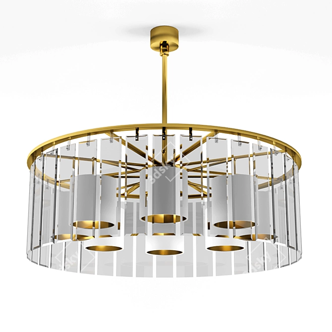 Elegant Park Lane Chandelier 3D model image 1