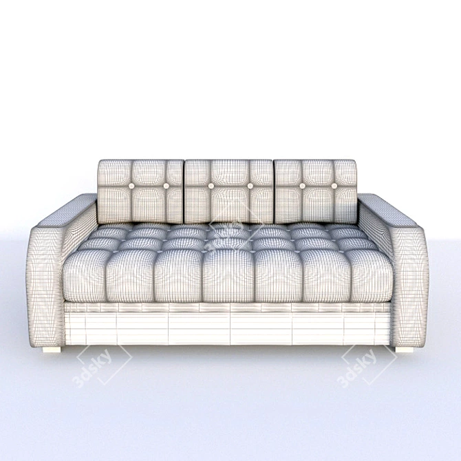 Modern Fabric Sofa 3D model image 2