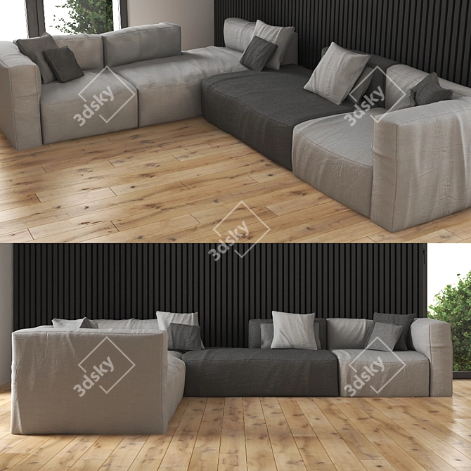 Scotch BIG Sofa 3D model image 1