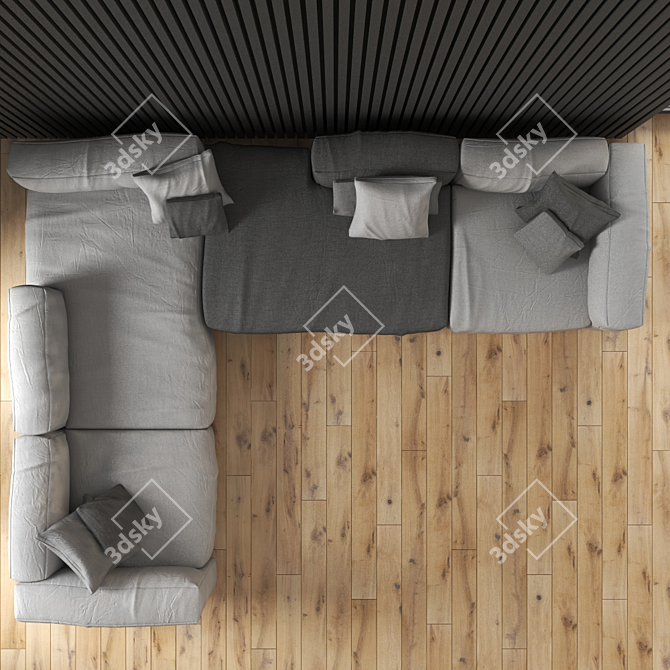 Scotch BIG Sofa 3D model image 2