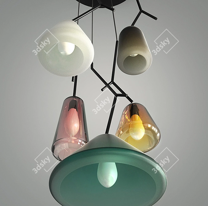 Vanamo Pendant Lamp: Modern Minimalist Lighting 3D model image 3