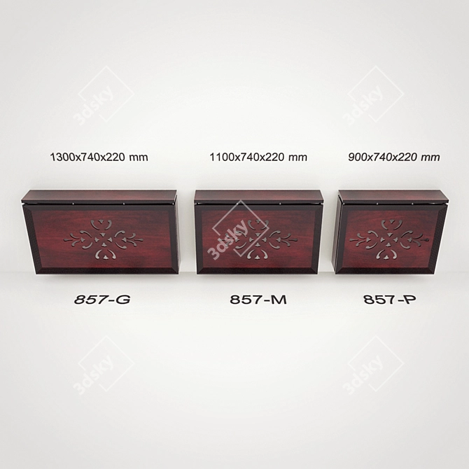 Alcomobel Grille 857 Series 3D model image 2