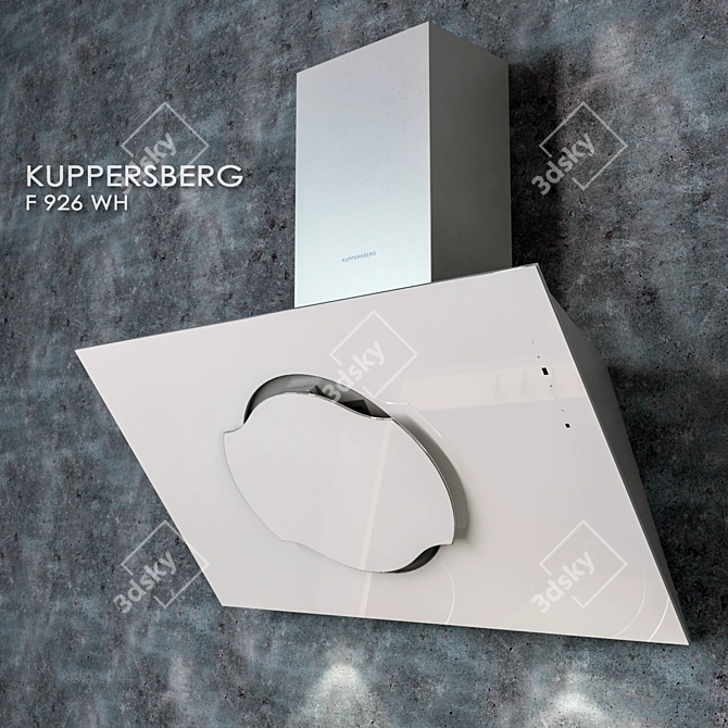 Kuppersberg F926WH: Sleek and Powerful Extractor 3D model image 1