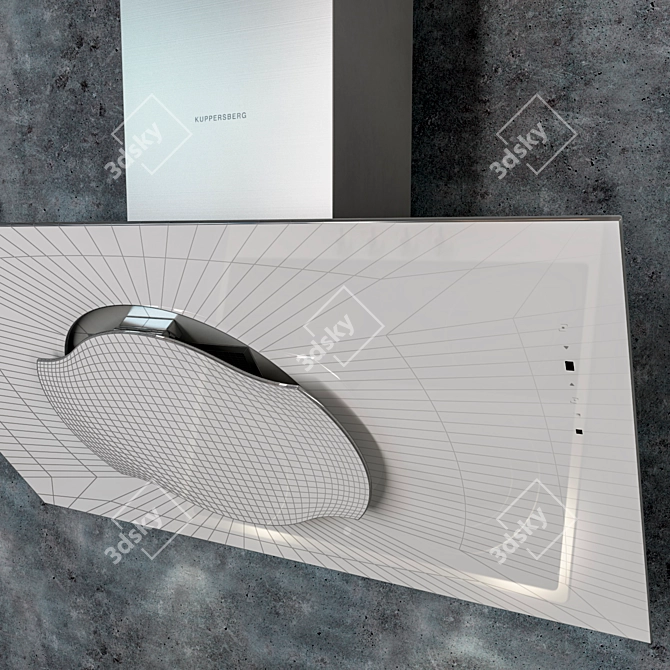 Kuppersberg F926WH: Sleek and Powerful Extractor 3D model image 2