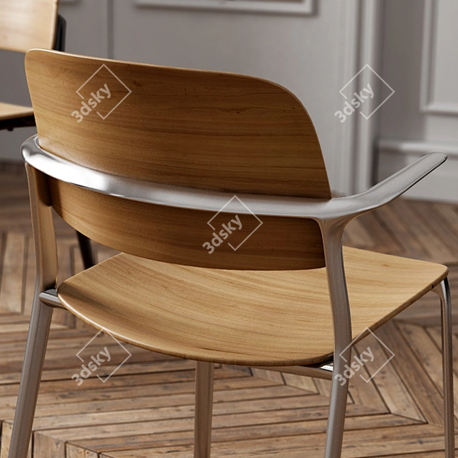 Versatile Maxdesign Appia Chair 3D model image 3