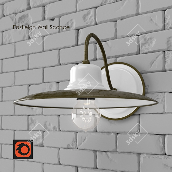 Eastleigh Modern Wall Sconce 3D model image 2