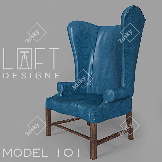 101 Loft Design Chair 3D model image 1