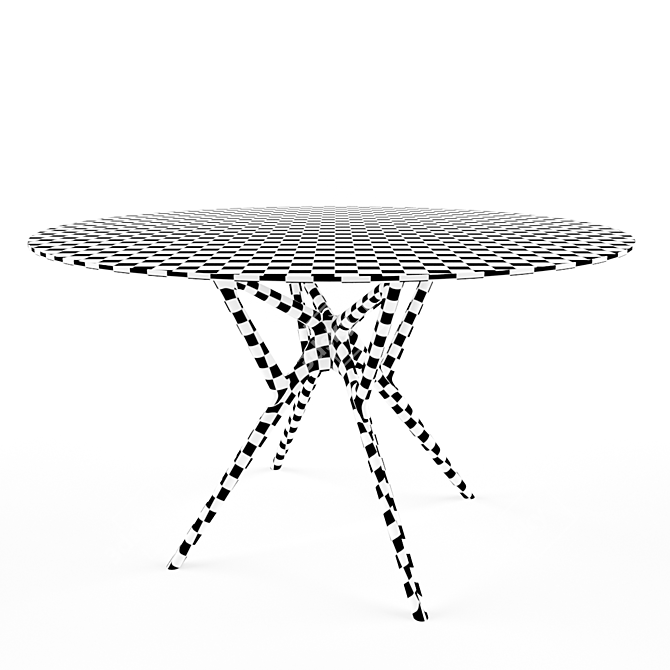 Elegant Porada Icaro Glass Table 3D model image 3