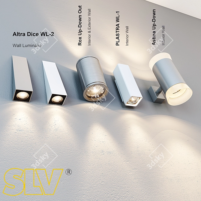 Modern Wall Lights for Stylish Illumination 3D model image 1