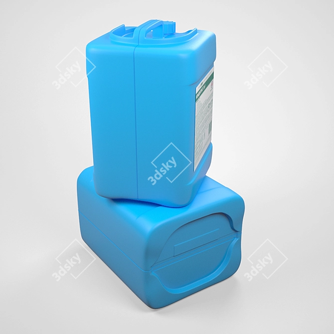 10L Plastic Canister 3D model image 2