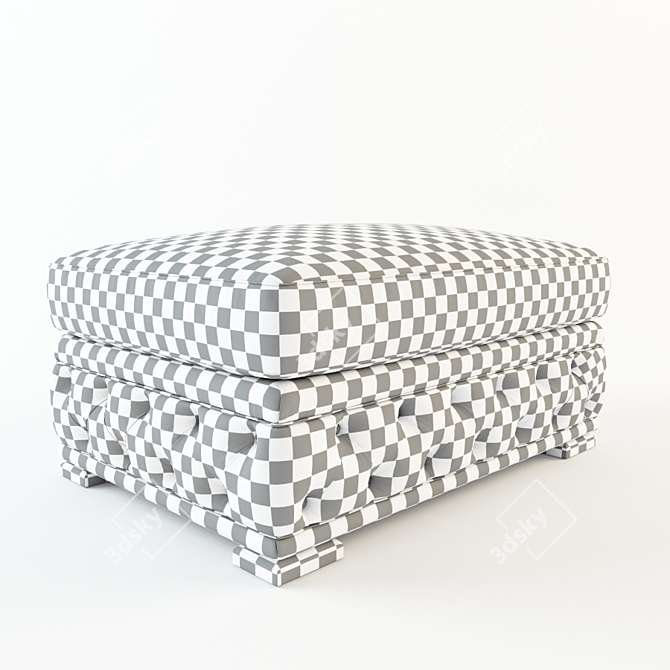 Miami Ottoman: Stylish Bedding Set 3D model image 3