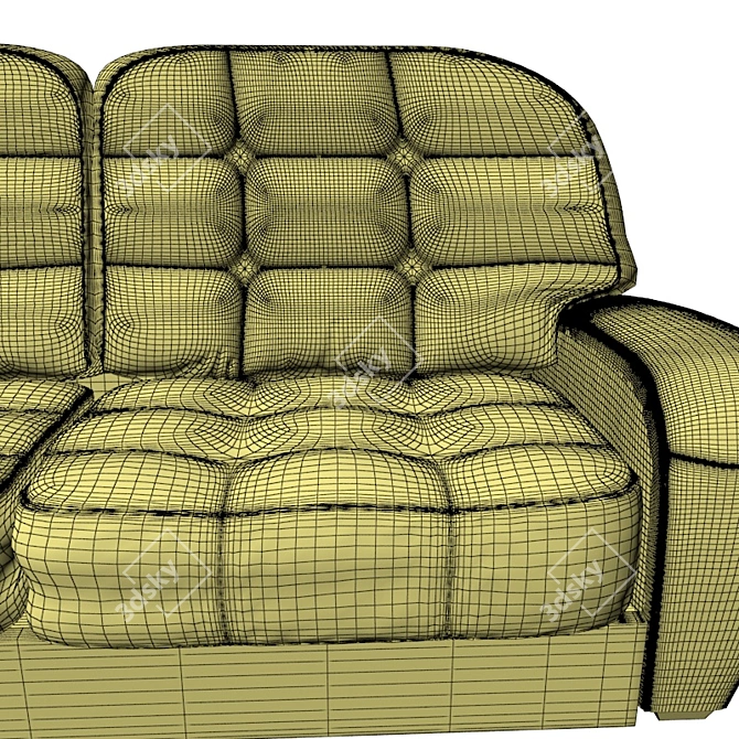 Modern Accent Sofa 3D model image 3