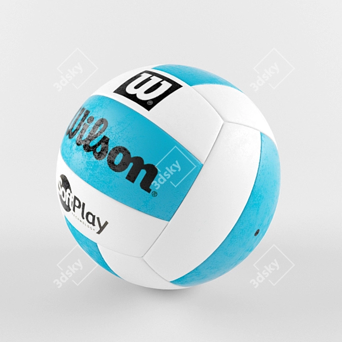 PowerStrike Volleyball Ball 3D model image 1