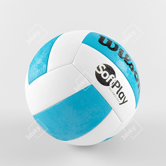 PowerStrike Volleyball Ball 3D model image 3