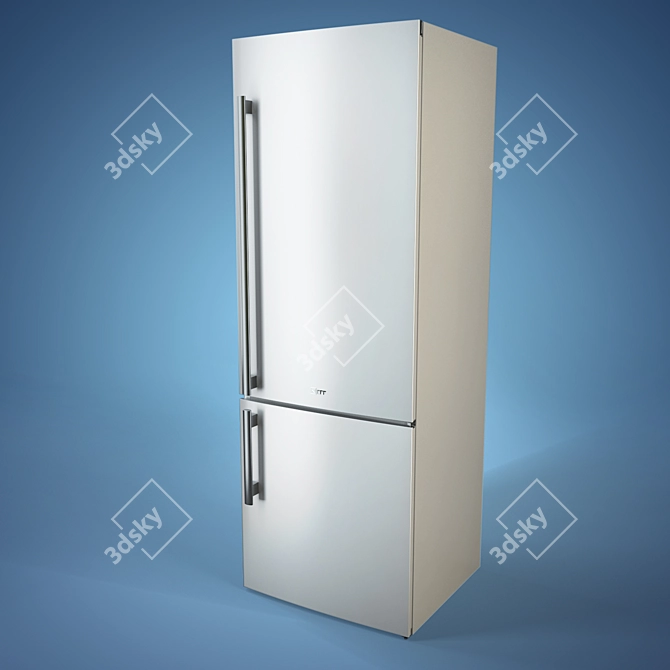 Title: Neff Fridge: Enhanced, Animated & Multi-Color 3D model image 2