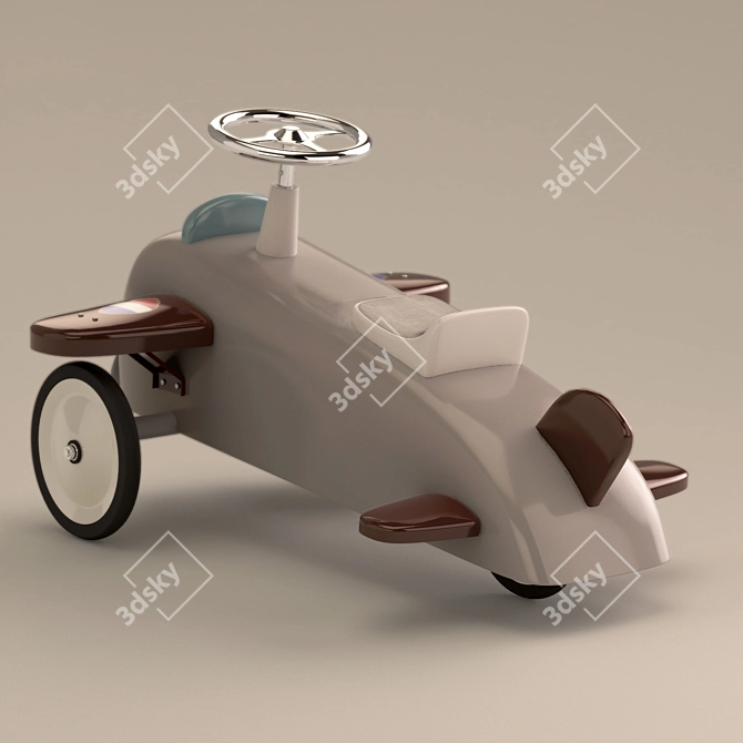 Speedster Plane: The Ultimate Kids' Toy! 3D model image 2