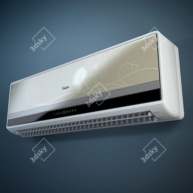 Title: Sleek Haier Cooling Solution 3D model image 1