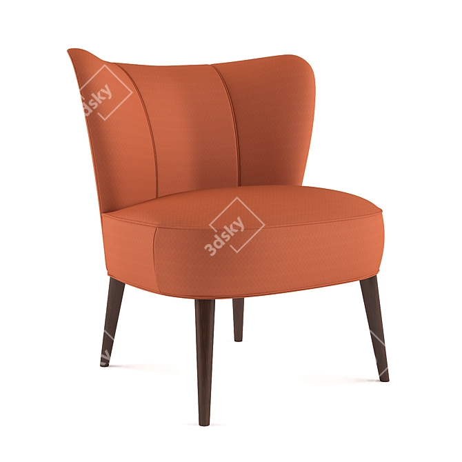 Elegant Ethan Allen Perry Chair 3D model image 1