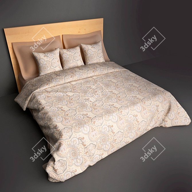 Luxury Linen Set 3D model image 1