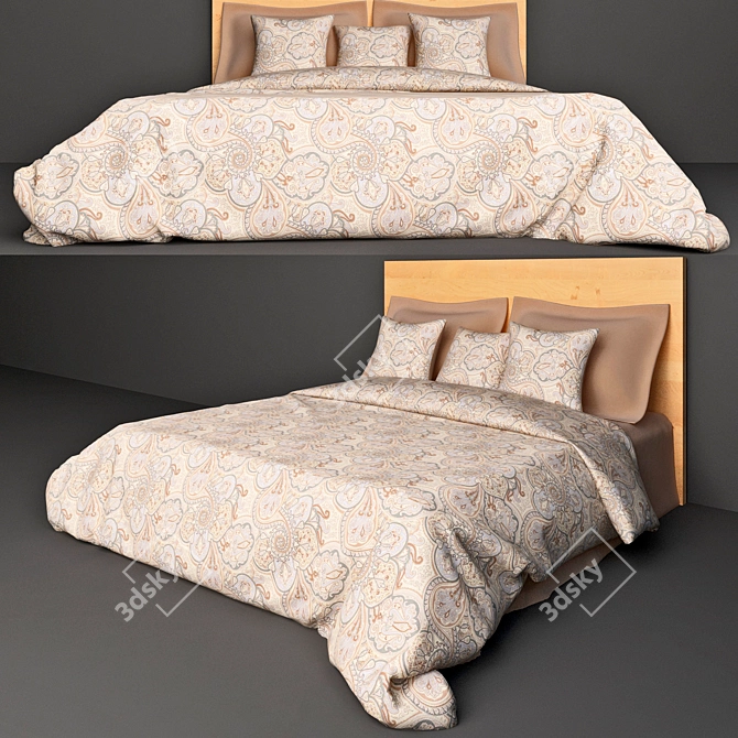 Luxury Linen Set 3D model image 2