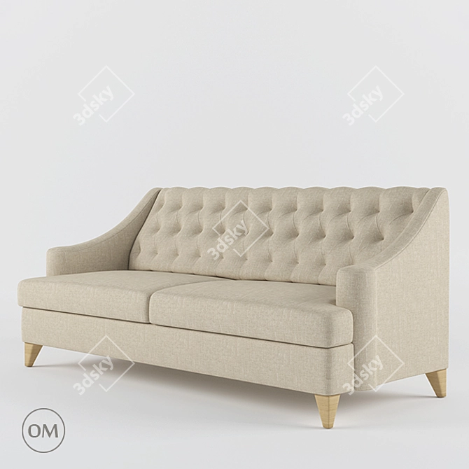 Marko Kraus Florio 2 Seat Sofa 3D model image 1
