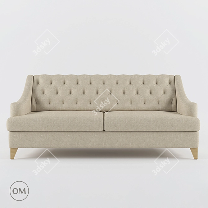 Marko Kraus Florio 2 Seat Sofa 3D model image 2