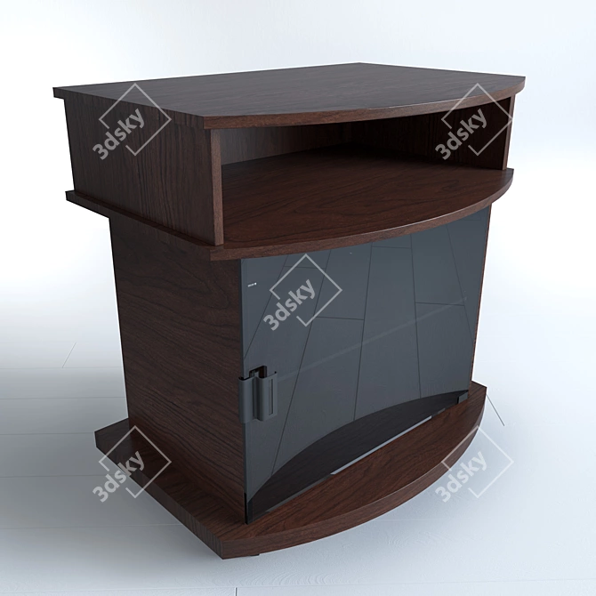 TV Bollard | Stylish Stand for Your Television 3D model image 1