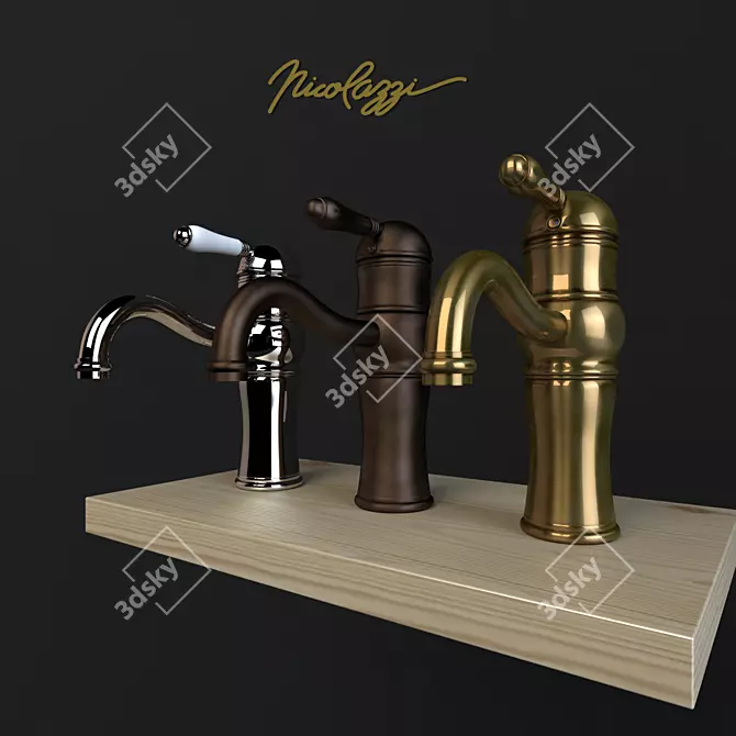 Nicolazzi Aqua 3471 CR 76 Basin Mixer 3D model image 1