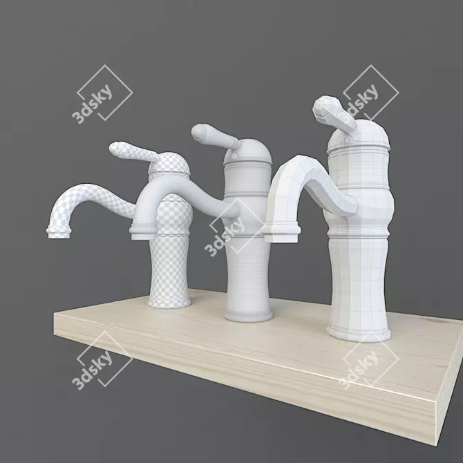 Nicolazzi Aqua 3471 CR 76 Basin Mixer 3D model image 3