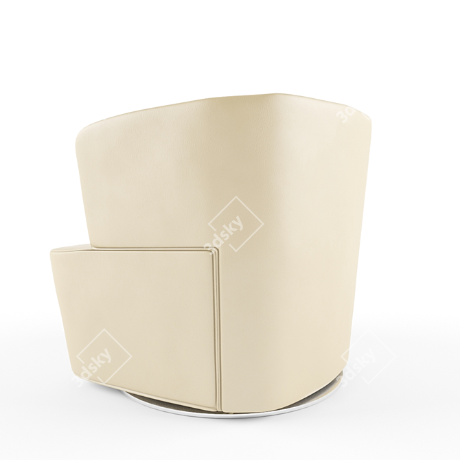 Elegant Comfort: Joel & Joey Fat Chair 3D model image 3