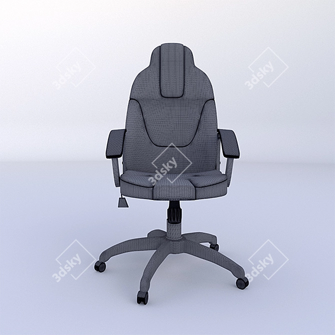 ErgoNeo 2 Armchair: Ultimate Comfort for Long Hours 3D model image 2