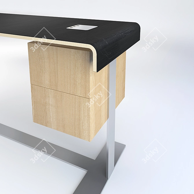 Elegant B&B Italia EILEEN Desk 3D model image 2
