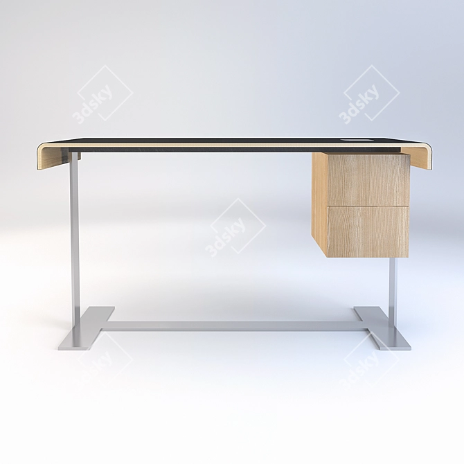 Elegant B&B Italia EILEEN Desk 3D model image 3