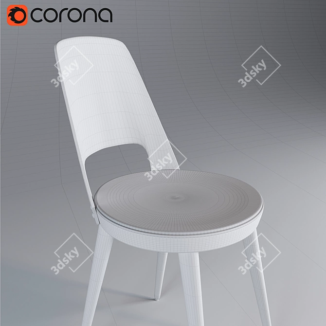 Nord Chair: Modern Design for Corona Renderer 3D model image 3