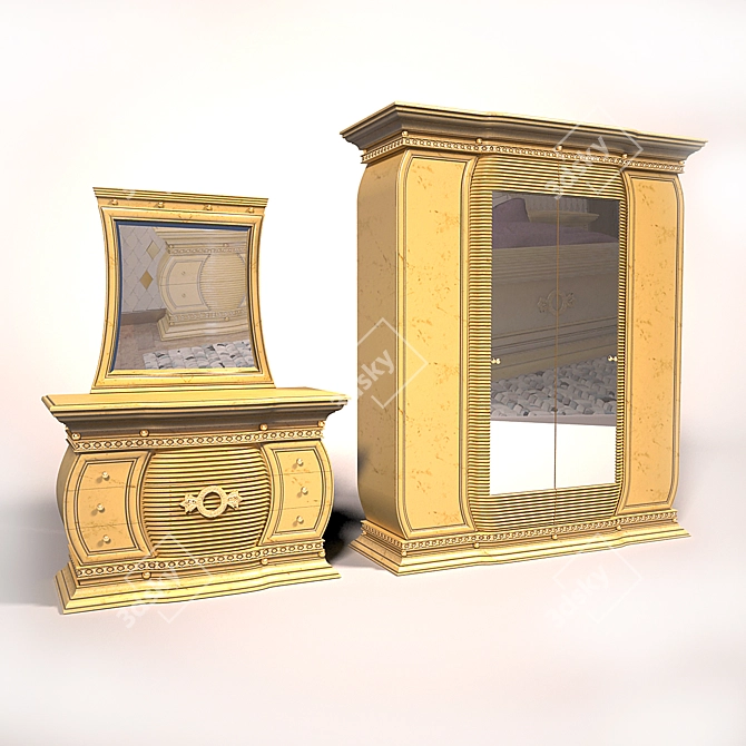 Sunny Storage Solution 3D model image 1