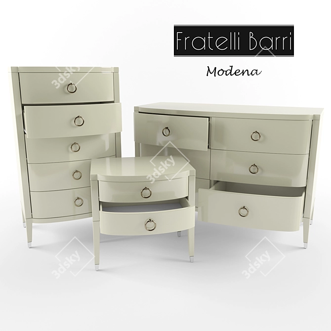 Fratelli Barri Modena Collection Storage Solution 3D model image 2