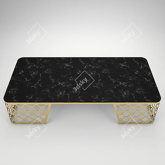 Elegant Formenti Vogue Coffee Table 3D model image 2